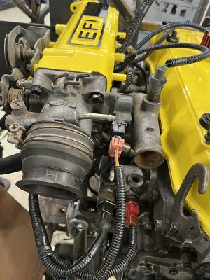 22R-E Engine Wiring Installed