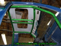 Front In Cab Cage Kit: 1984-88 Pickup & 1984-89 4Runner