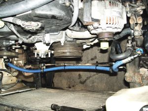ORS-EC048 Replacement hose between ABS actuator and steering gear installed