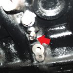 Pic 8a - Coolant drain plug in place