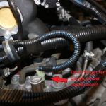 Pic 54 - Engine Wiring Install – Be sure to clamp wiring where indicated
